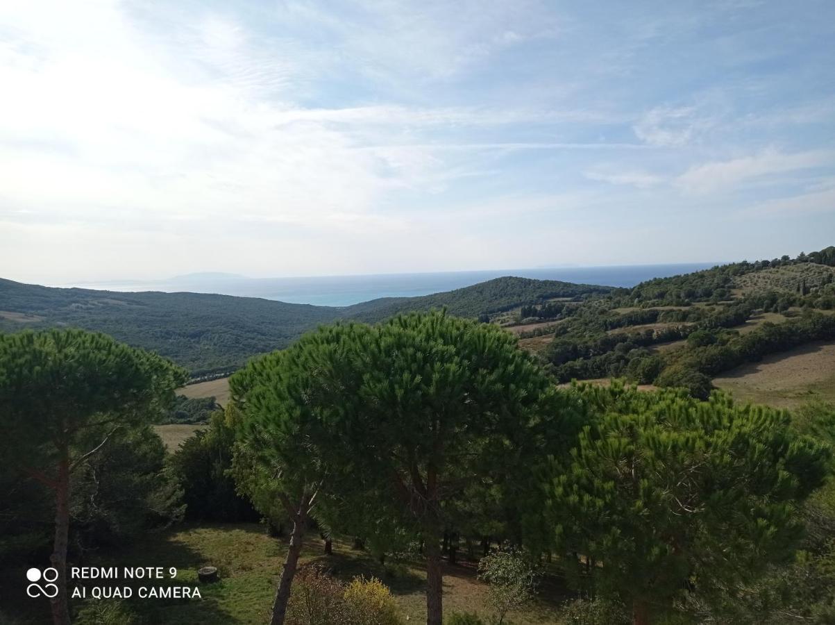 Vista Sulle Isole Dell'Arcipelago Toscano Nibbiaia Exterior foto